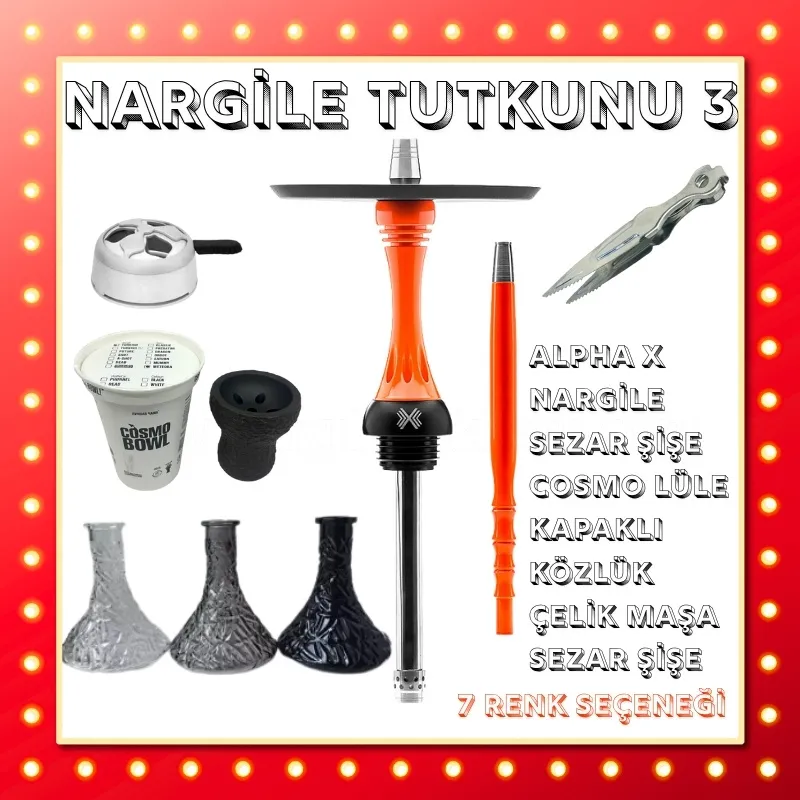 Nargile Tutkunu 3 Nargile Seti