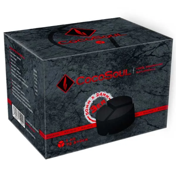 CocoSoul Hookah Charcoal 3 x 1 kg
