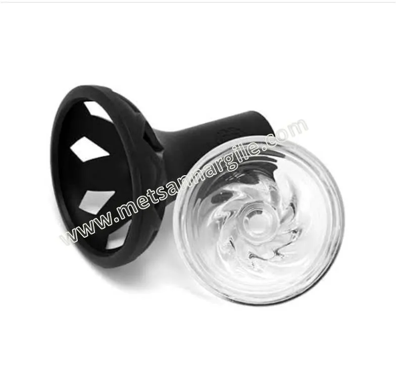 Silicone Coated Glass Bowl
