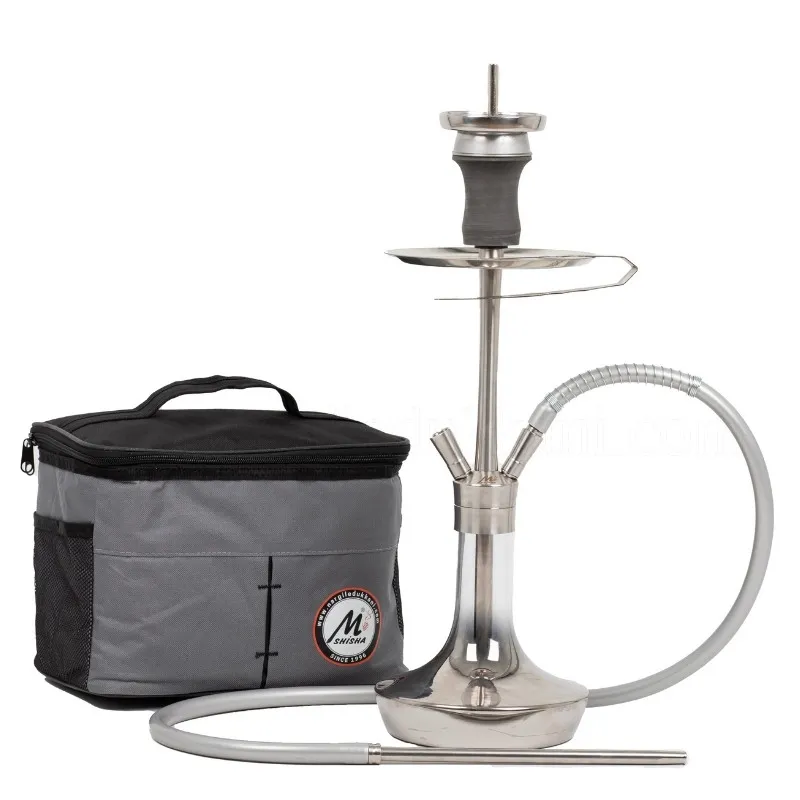 Mİdi Cafe 6 Titanyum Silver Şişeli Nargile