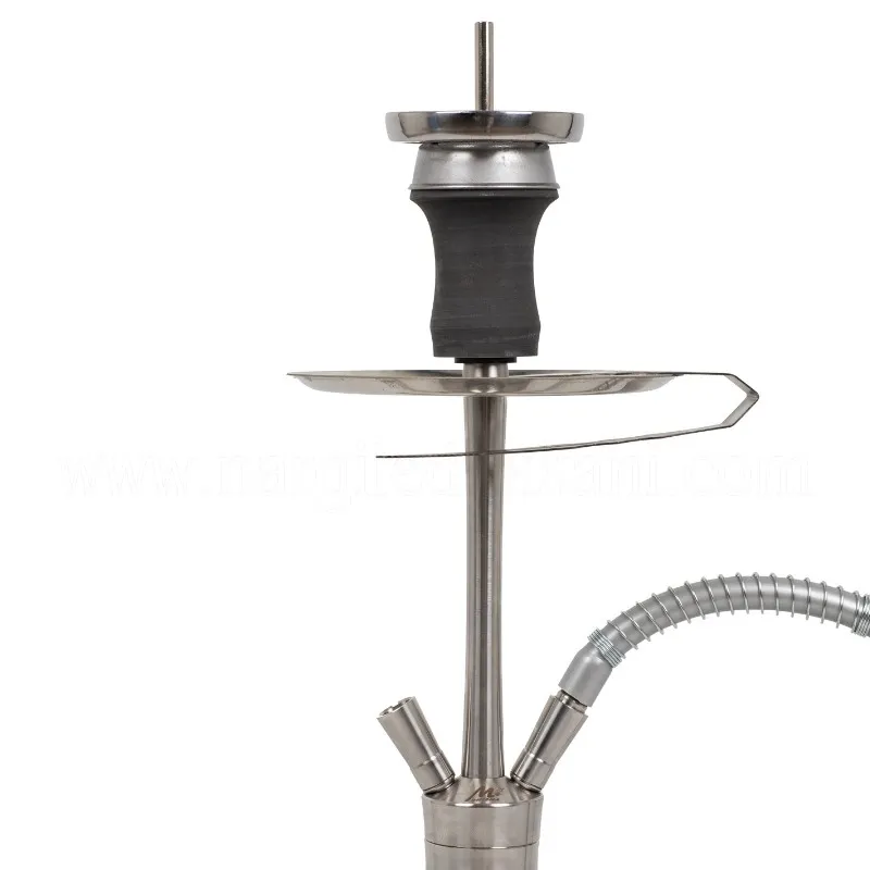 Mİdi Cafe 6 Titanyum Silver Şişeli Nargile