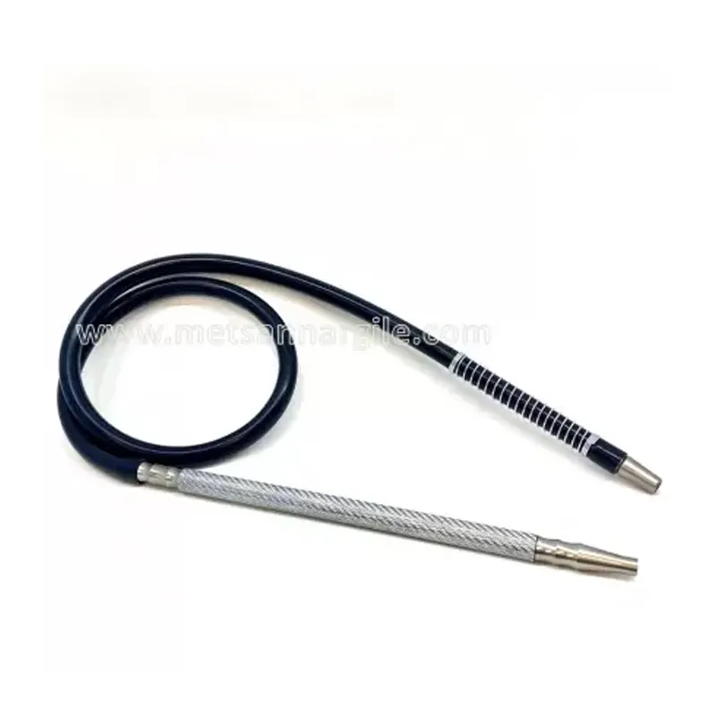 Силиконовый шланг с карбоновым мундштуком
