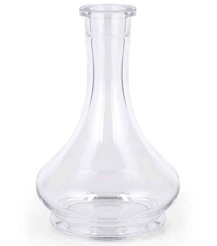 Rus Damla Modeli Geçmeli Nargile Şişesi Şeffaf