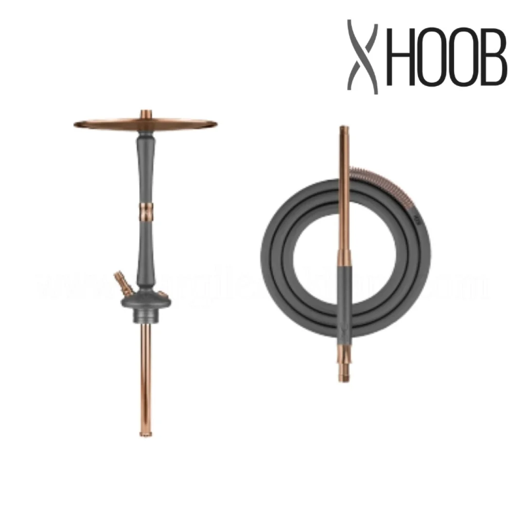 X Hoob Go On Boronze - Gold Nargile Takımı