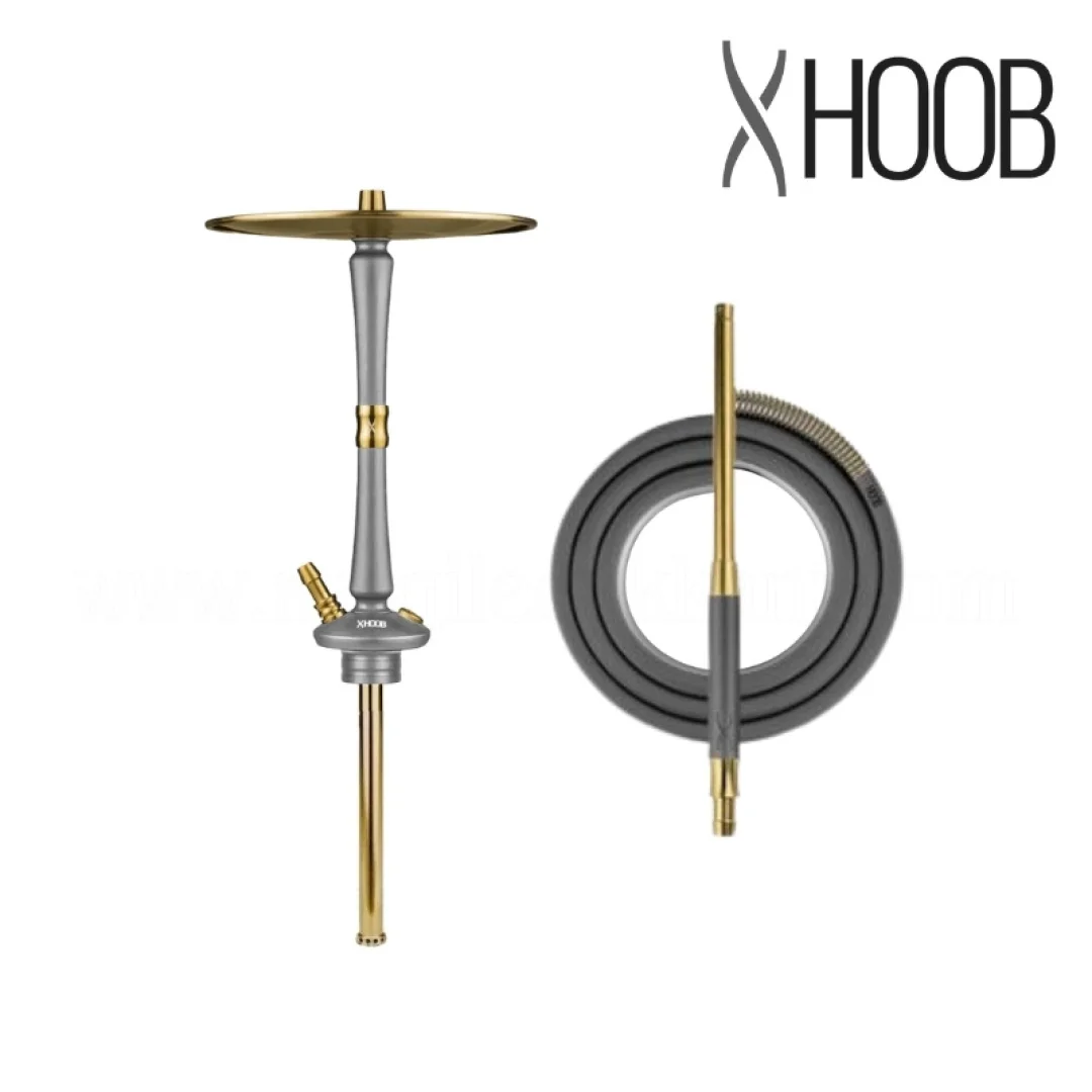 X Hoob Go On Boronze - Gold Nargile Takımı