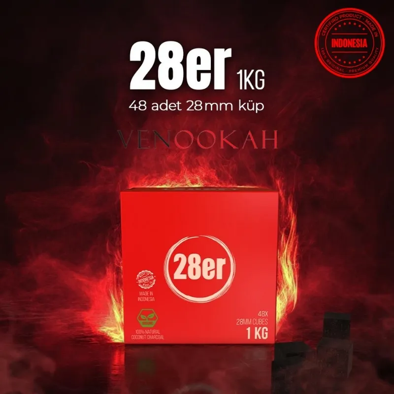 Venookah 28er Nargile Kömürü