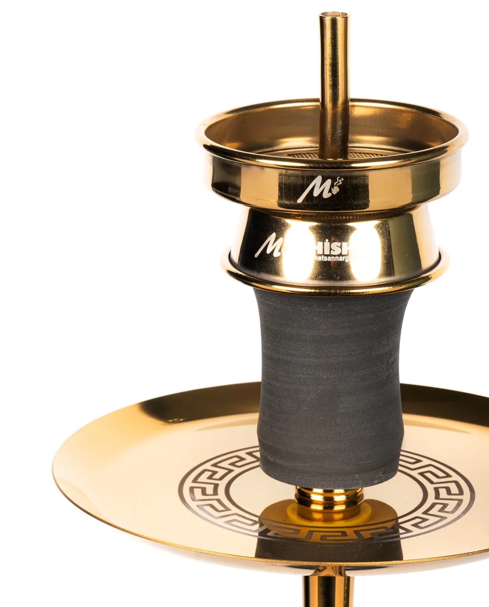 Midi Cafe 7 Titanyum Gold Nargile Takımı