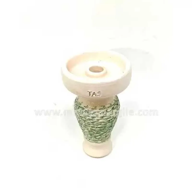 Colonna di pietra pipa verde
