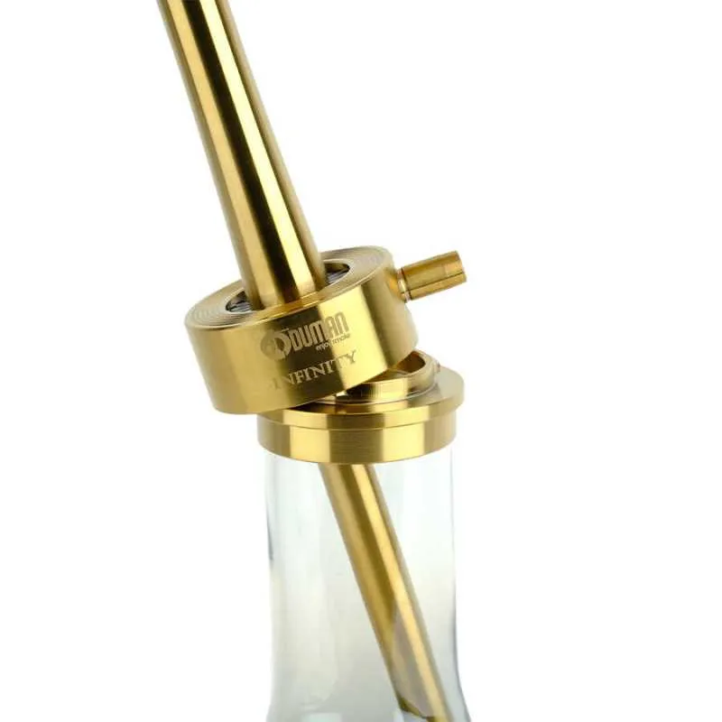 Cachimba Oduman Infinity Gold con Botella Transparente
