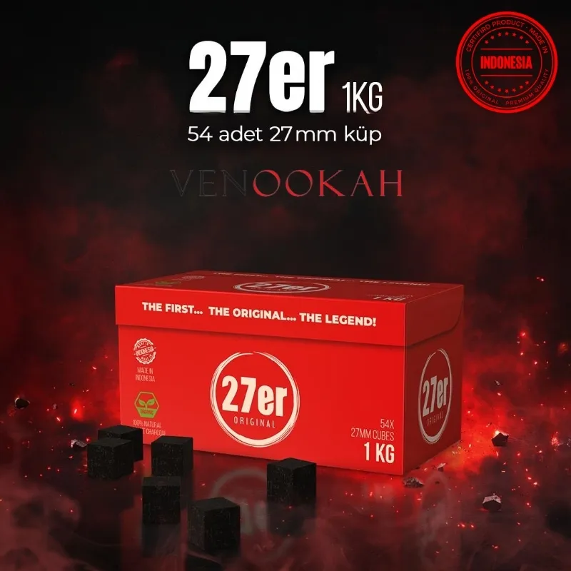 Venookah 27er Nargile Kömürü