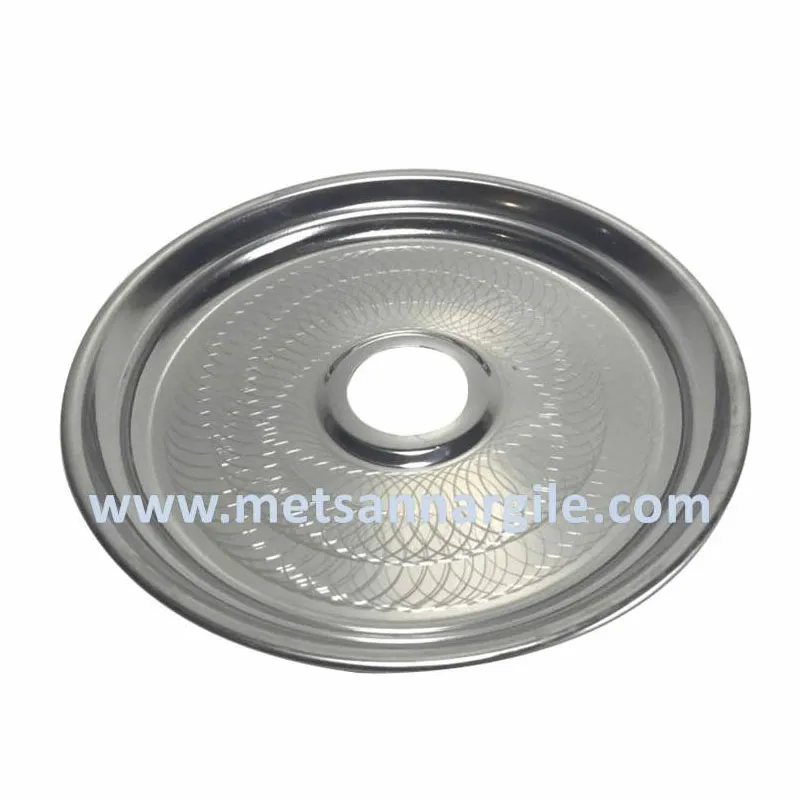 Krom Nargile Tepsisi Büyük