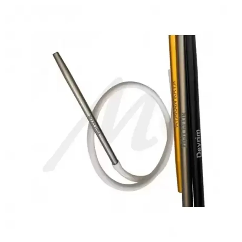 Именной силиконовый шланг с алюминиевым мундштуком
