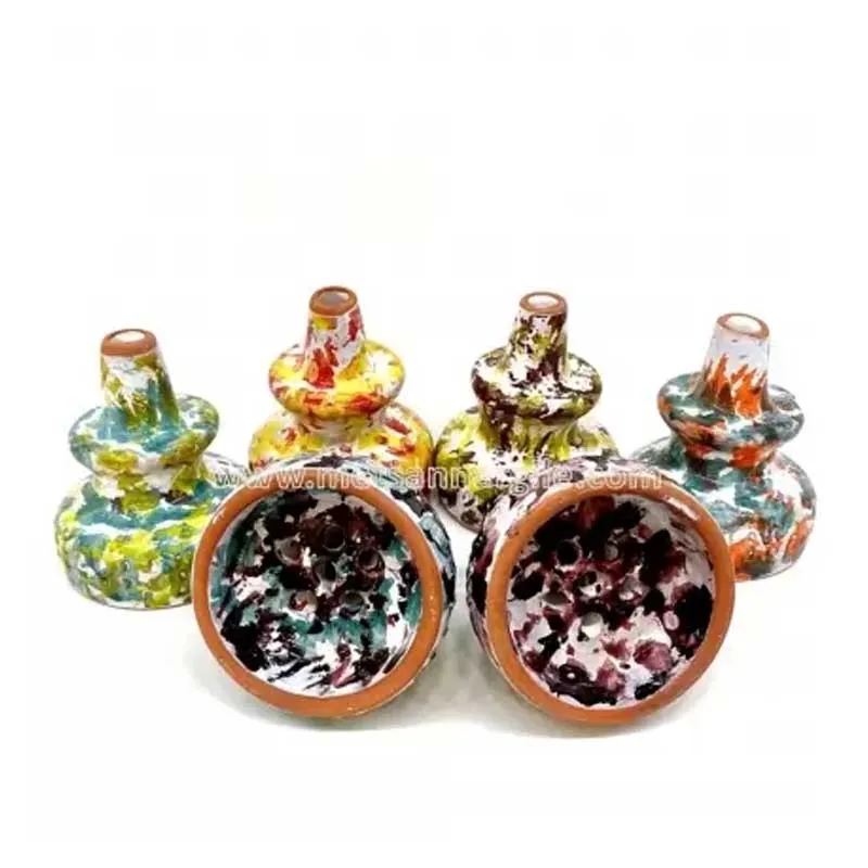 Sırlı Erkek Nargile Lülesi