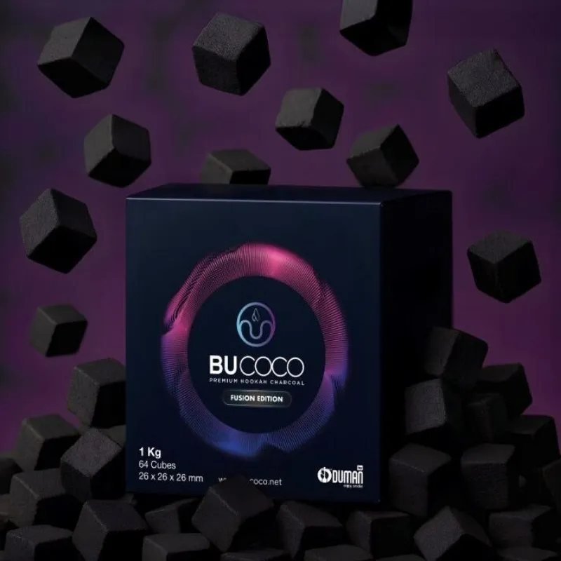 Bucoco Fusion Edition 26 mm 1 kg Nargile Kömürü