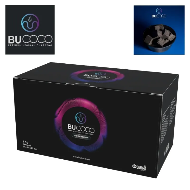 Bucoco Fusion Edition 27 mm 1 kg Nargile Kömürü