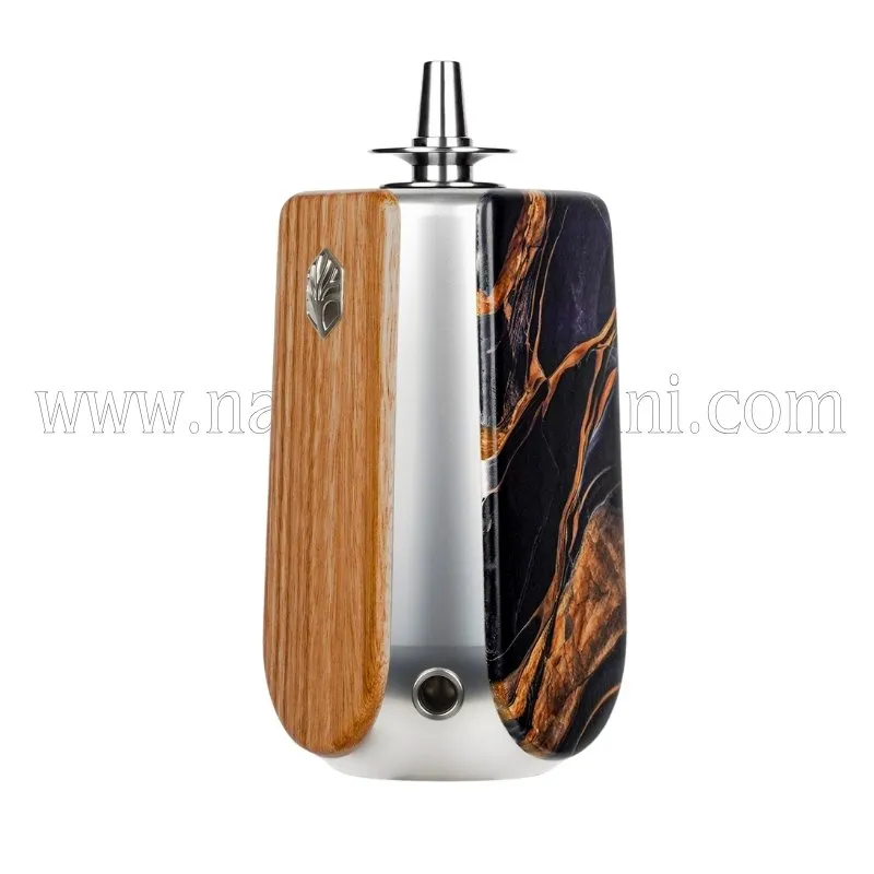 Mr Wood Prisma Silver Zebrano Nargile Takımı