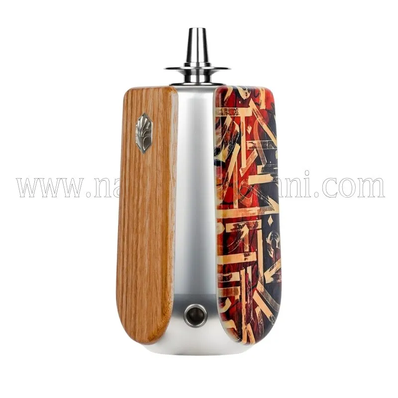 Mr Wood Prisma Silver Zebrano Nargile Takımı