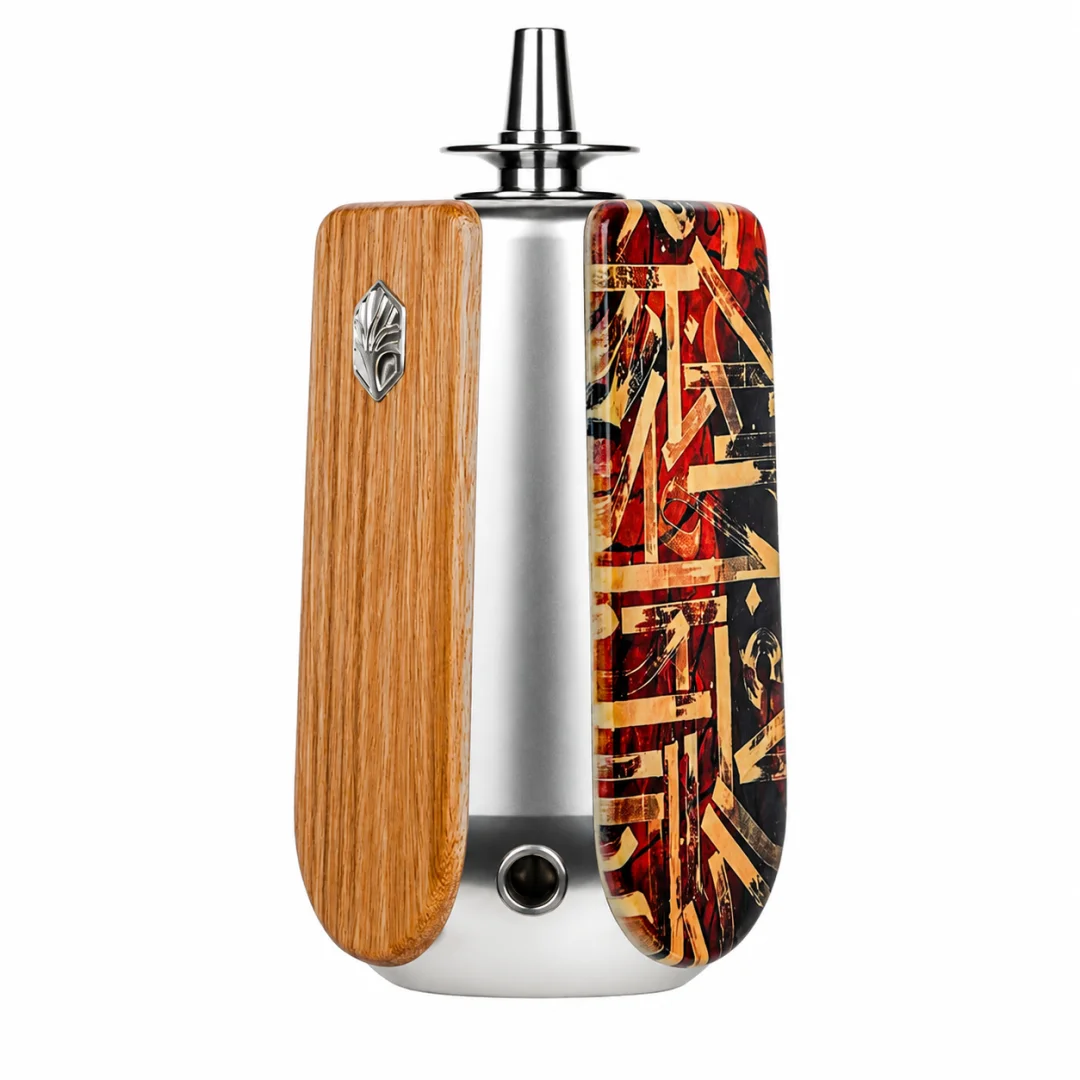 Mr Wood Prisma Silver Zebrano Nargile Takımı