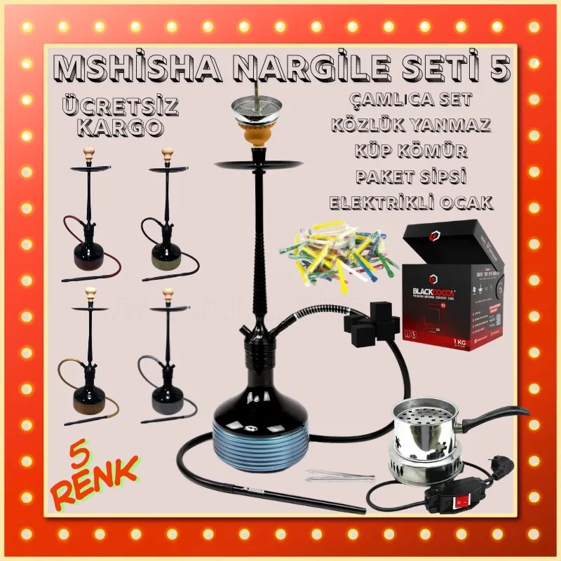 Mshisha Çamlıca Nargile Seti 5

Italian Translation: Set narghilè Mshisha Çamlıca 5
