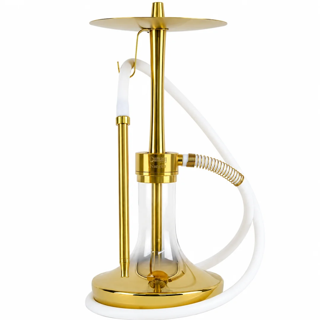 Oduman Infinity Gold Titanyum Şişeli Nargile Takımı