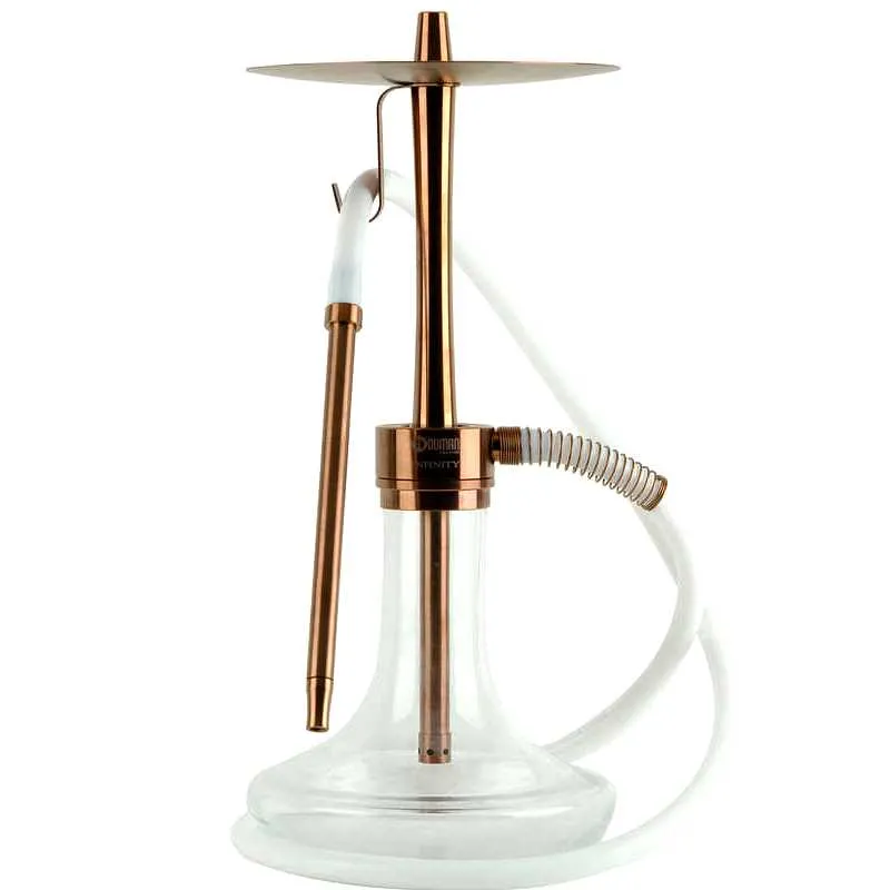 Oduman Infinity Bronz Şeffaf şişeli Nargile Takımı