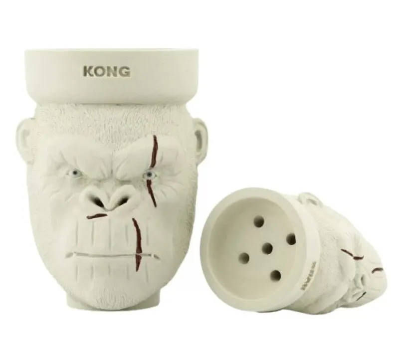 Kong Bowl King Kong White Nargile Lülesi