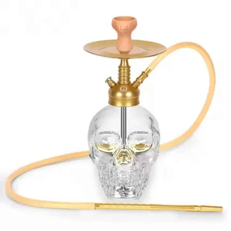 Grande narghilè a forma di teschio
