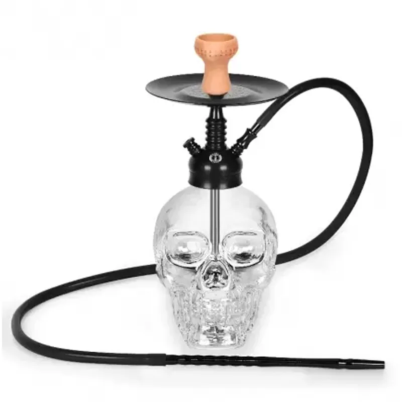 Grande narghilè a forma di teschio
