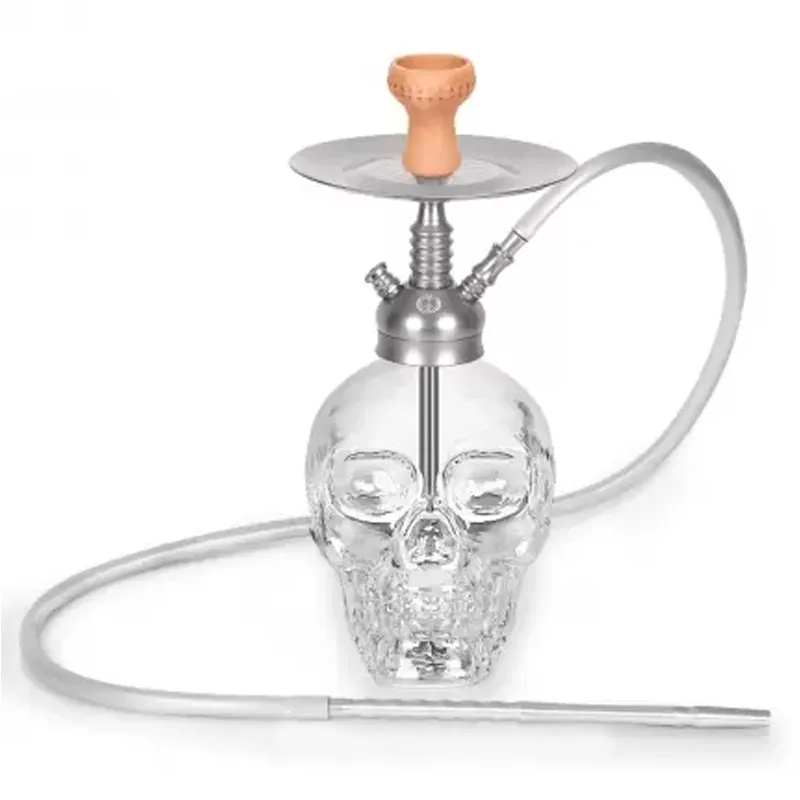 Grande narghilè a forma di teschio
