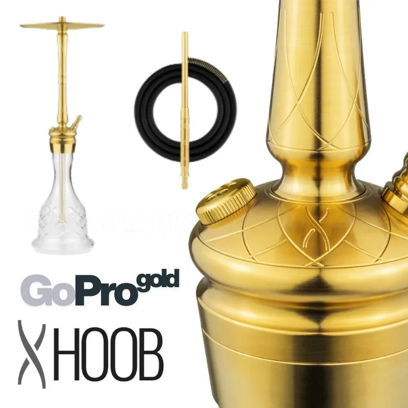 X Hoob Go Pro Gold Nargile