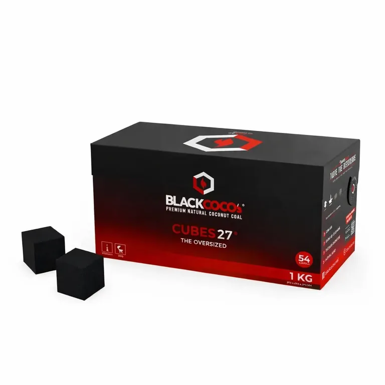 Black Coco's 27 mm Nargile kömürü 1 kg