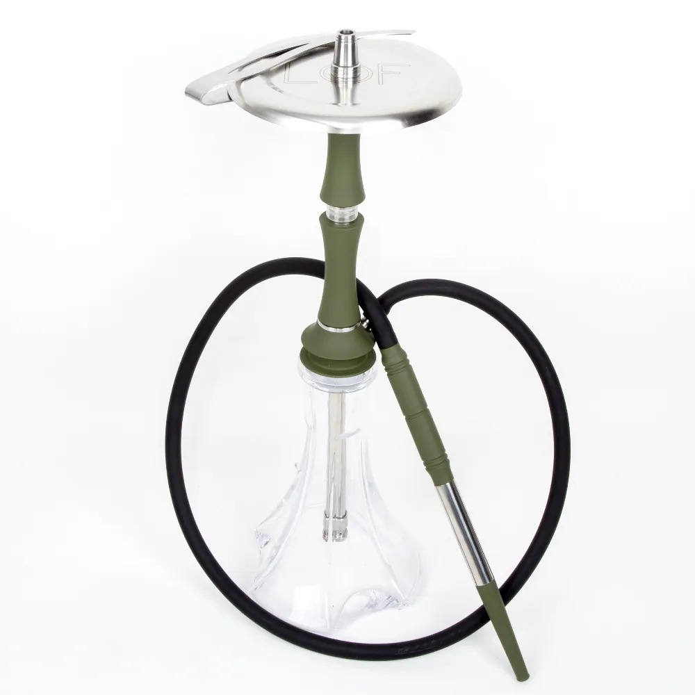 Conjunto de narguile Lof Silver
