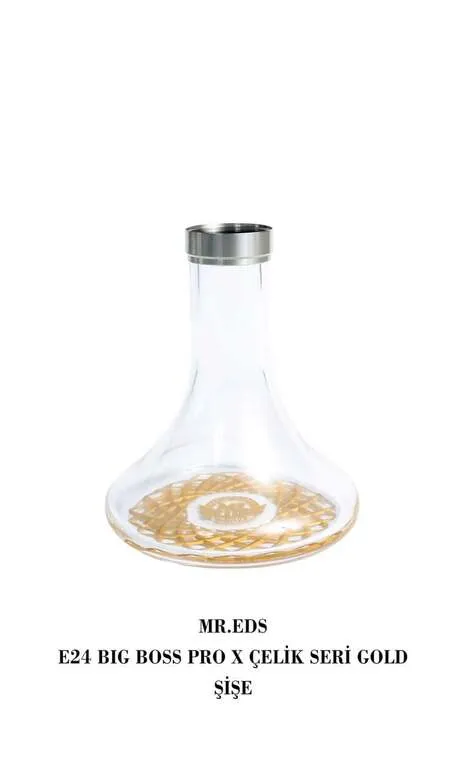 Mr.eds E24 Big Boss Pro X 4 Çelik Bilezikli Cam Şişe