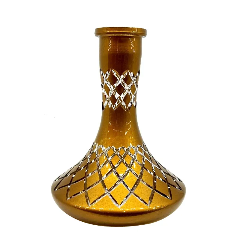 Rus Ufo Modeli Geçmeli Kesme Boyalı Nargile Şişesi