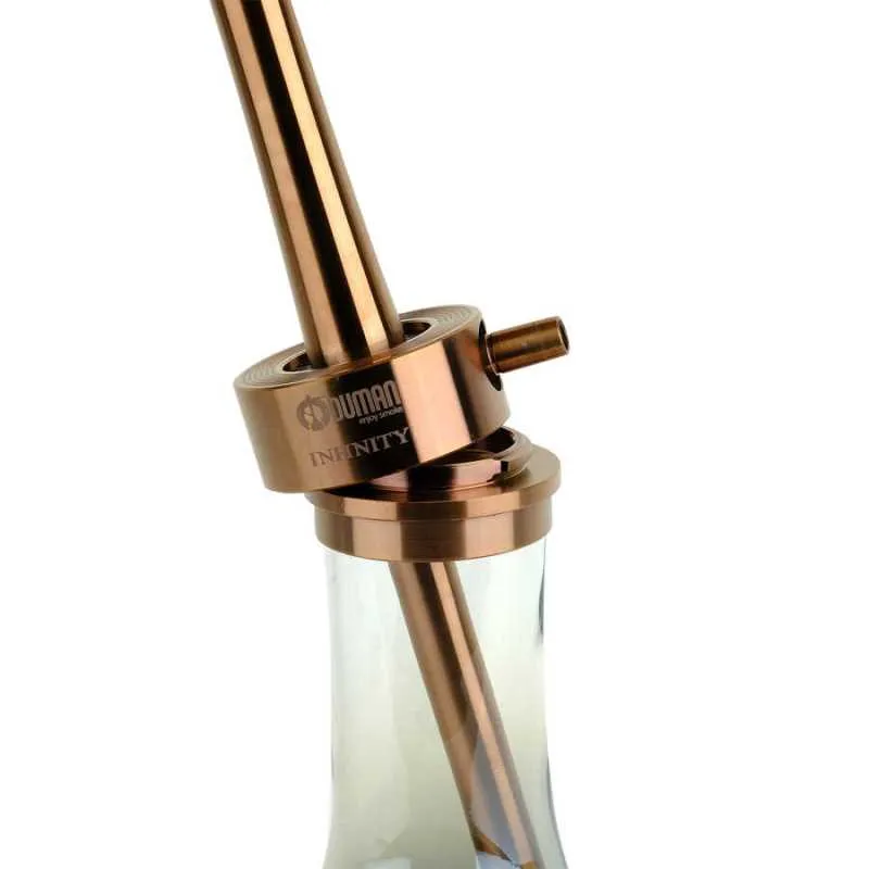 Oduman Infinity Bronz Renkli şişeli Nargile Takımı